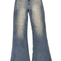 Harper Heritage Women's Light Wash Ripped High Rise Flare Jeans - 28