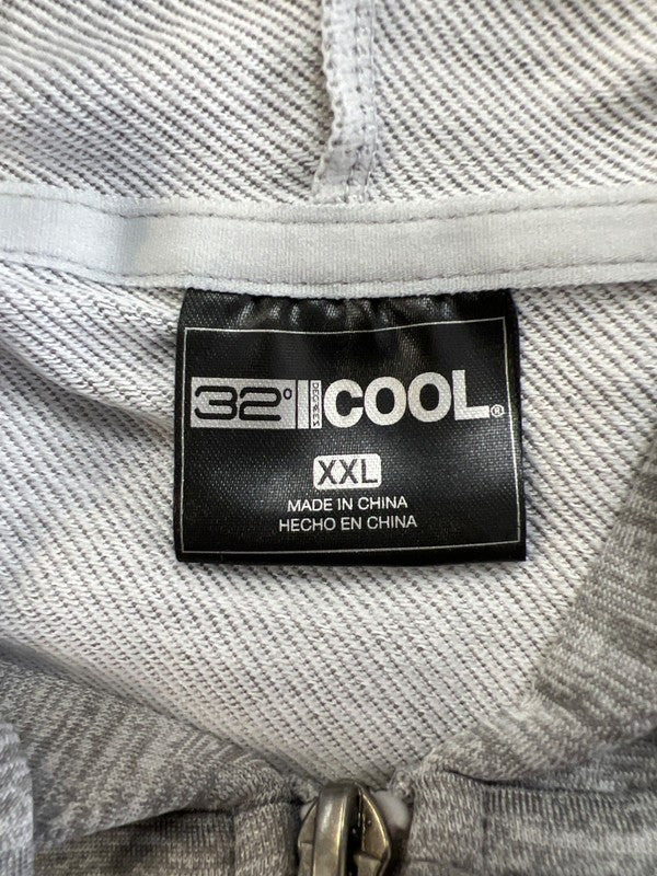 32 Degrees Cool Women's Gray Heather Lightweight Zip Up Jacket - XXL image 3
