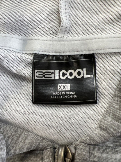 32 Degrees Cool Women's Gray Heather Lightweight Zip Up Jacket - XXL image 3