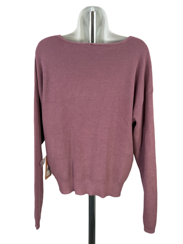 Cyrus Women's Purple Long Sleeve Doman Sweater Shirt - L image 2
