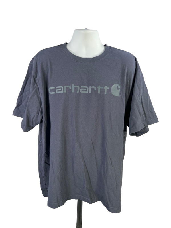 Carhartt Men's Blue Loose Fit Short Sleeve T-Shirt - XL