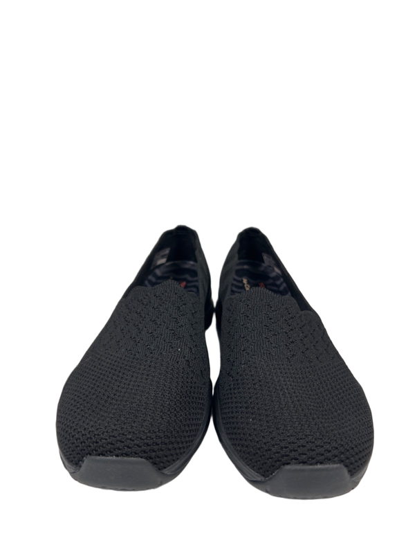 Skechers Women's Black Classic Fit Seager Stat Knit Slip On Shoes - 10 image 2