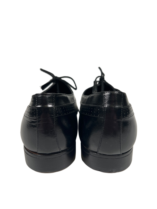 Antonio Da Firenze Men's Black Leather Wingtip Oxford Dress Shoes - 9.5 D image 4
