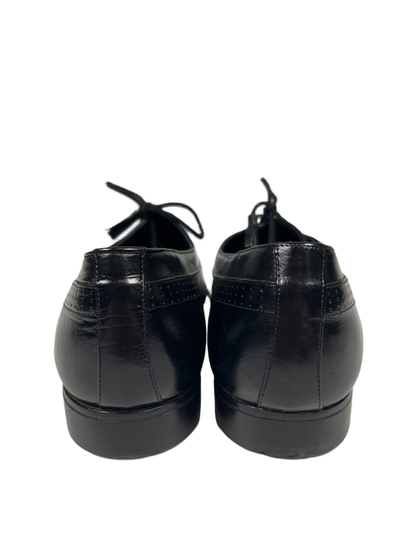 Antonio Da Firenze Men's Black Leather Wingtip Oxford Dress Shoes - 9.5 D image 4