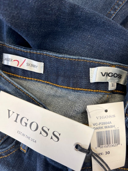 Vigoss Women's Dark Wash Jagger Skinny Denim Jeans - 30 image 3
