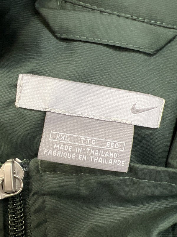 Nike Men's Green Mesh Lined Full Zip Windbreaker Jacket - XXL image 3