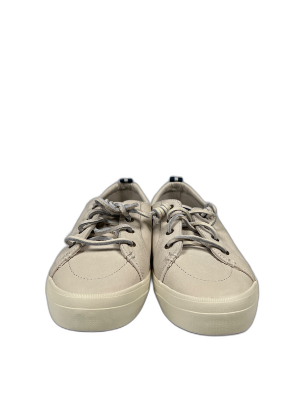 Sperry Women's Beige/Taupe Leather Crest Vibe Sneakers - 8.5 W image 2