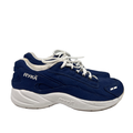 Ryka Women's Blue/White Sportwalker Canvas Sneakers - 10 Wide
