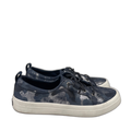 Sperry Women's Blue Metallic Crest Vibe Camo Slip On Sneakers - 8