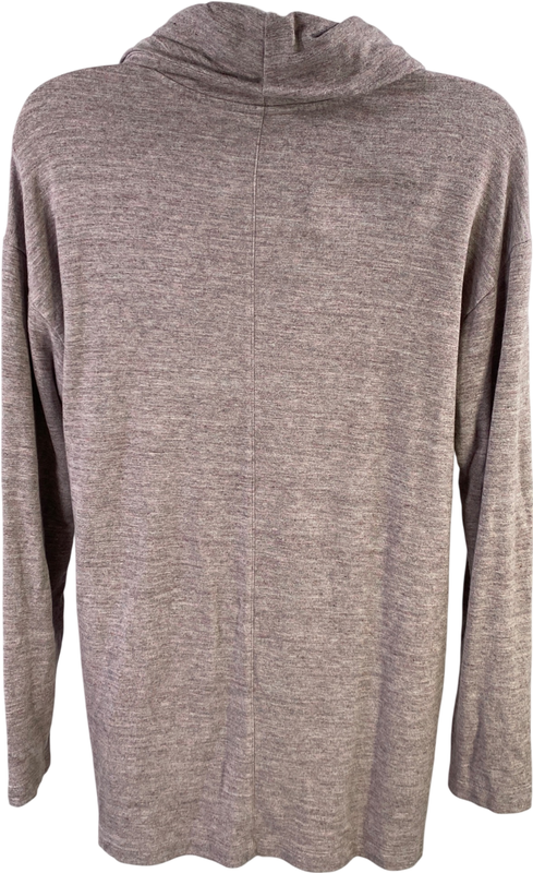 Pure J.Jill Women’s Purple Cowl Neck Long Sleeve Shirt - S image 2