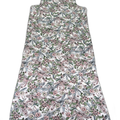 J Jill Women's Pink/Green Wearever Floral Sleeveless Maxi Dress - L Petite