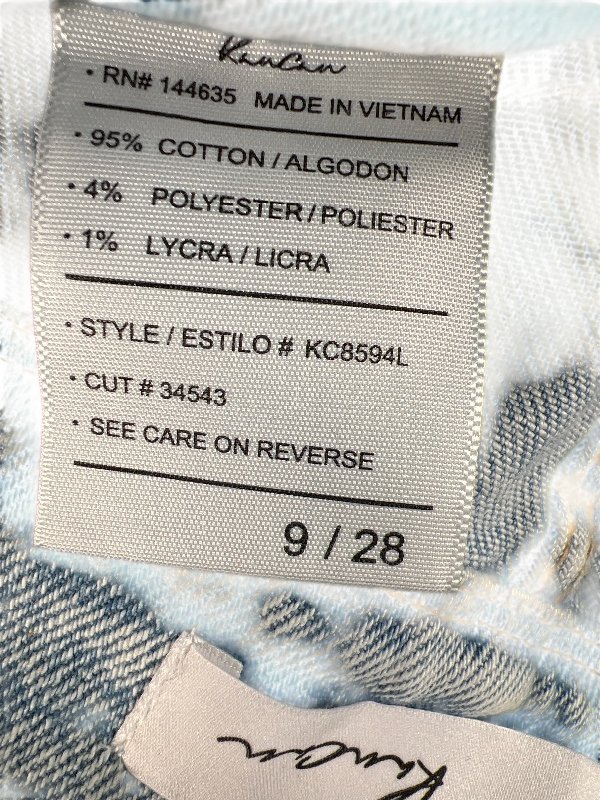Kancan Women's Light Wash Distressed Skinny Jeans - 9/28 image 4