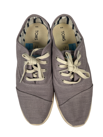 Toms Women's Gray Cordones Plus Lace Up/Slip-On Sneakers - 8 image 3