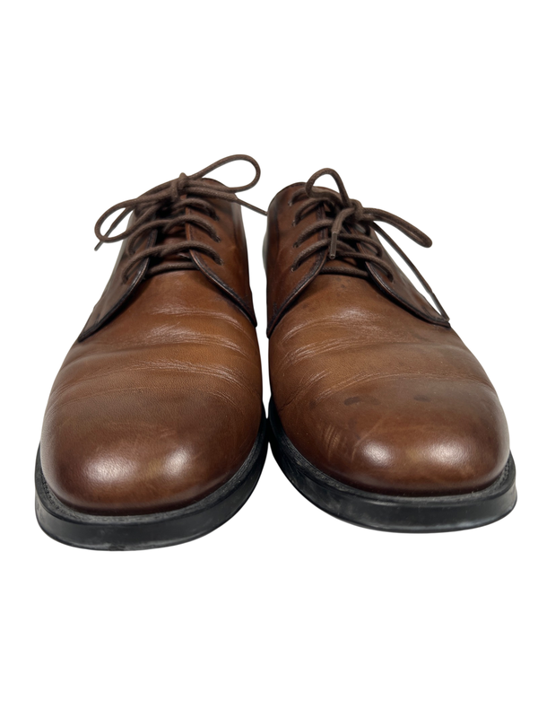 Tod's Women's Brown Lace Up Vintage Oxford Dress Shoes - 38.5/US 8.5 image 2