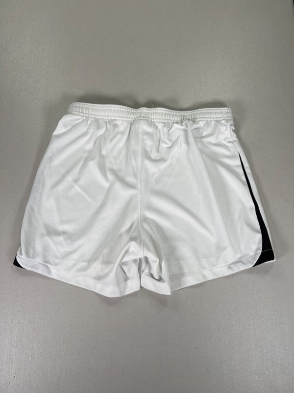 Nike Women's White/Black Dri-Fit League 3 Knit Soccer Athletic Shorts - S image 2