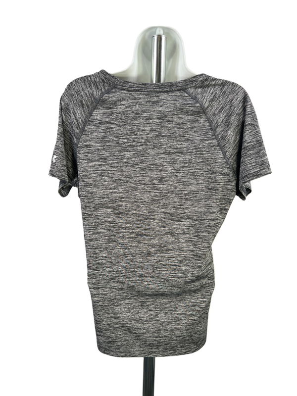 Under Armour Women's Gray V Neck Michigan State Short Sleeve Tee Shirt - L image 2