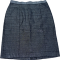 LOFT Women’s Black Metallic Pencil Skirt - 2