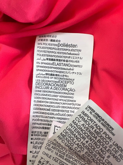 Under Armour Golf Women's Pink Short Sleeve Leader Athletic Polo Shirt - L image 5