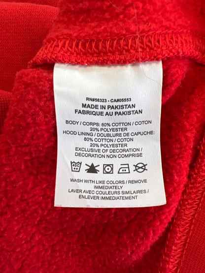Nike Men's Red Club Fleece Pullover Hoodie Sweatshirt - XL image 4