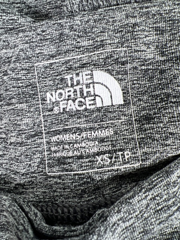 The North Face Men's Gray Heathered Pull On Cropped Athletic Leggings - XS image 3