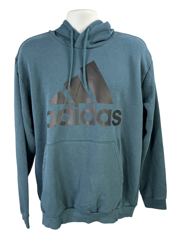 adidas Men's Blue Long Sleeve Pullover Sweatshirt - XL