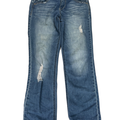 Democracy Women's Medium Wash Flex-ellent Slim Straight Cropped Jeans - 4
