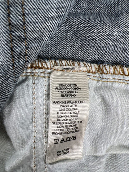 DKNY Women's Dark Wash Cotton Blend Slight Bootcut Jeans - 12 Regular image 4