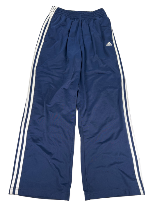 Adidas Men's Blue/White Striped Pull On Athletic Track Pants - M