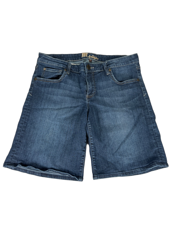 Kut From The Kloth Women's Medium Wash Bermuda Denim Shorts - 10