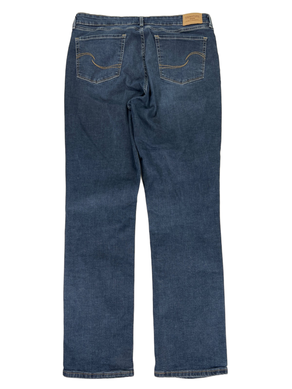 Levi's Women's Dark Wash Signature Gold Label Mid Rise Straight Jeans - 16 image 2