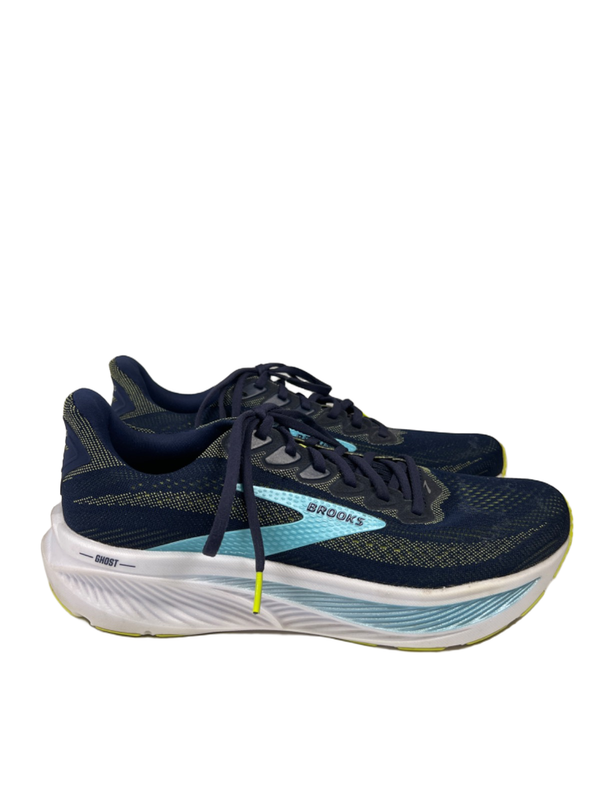 Brooks Men's Blue/Green Ghost 17 Running Sneakers - 10.5