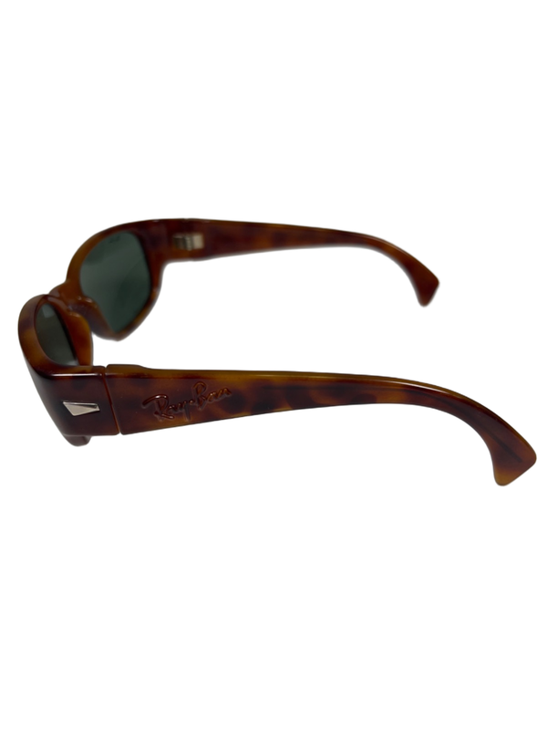 Ray-Ban Unisex Brown Tortoise Shell Bausch and Lamb Sunglasses W/ Pouch Case image 4