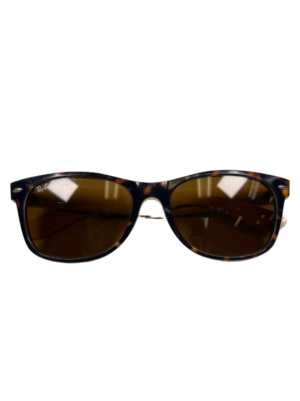 Ray-Ban Women's Brown/Beige New Wayfarer Top Havana Sunglasses