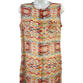 Cabi Women's Multi-Color Sheer Sleeveless Button Up Tank Top - S