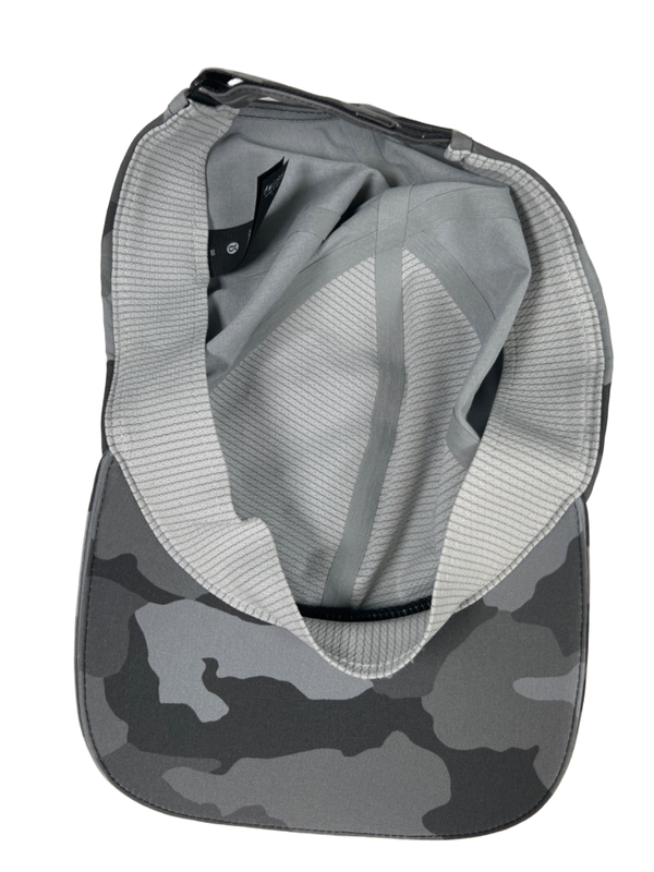 Lululemon Men's Gray Heritage 365 Camo Fast Free Running Hat - One Size image 5