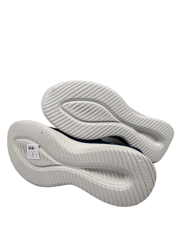 Skechers Women's Blue/White Ultra Flex 3.0 Smooth Step Slip On Sneakers - 8.5 image 10