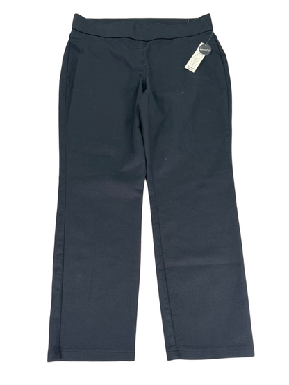Studio Works by Briggs Women's Black Stretch Pull On Pants - 14 petite