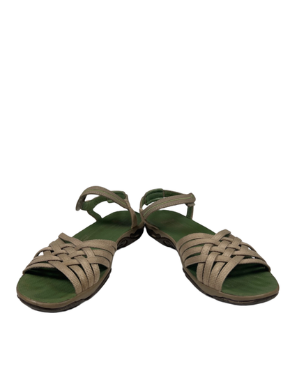 Teva Women's Tan/Green Haloa Strappy Slingback Walking Sandals - 7.5 image 6