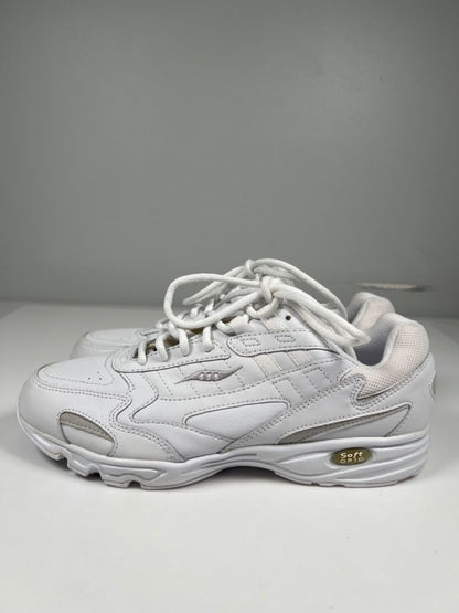 Saucony Women's White Soft Grid Running Sneakers - 10 Wide image 5