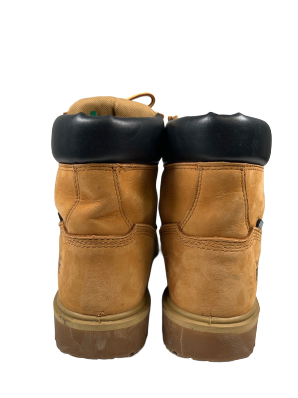 Timberland Men's Tan Leather Pro 24/7 Steel-Toe Waterproof Work Boots - 10.5 image 4
