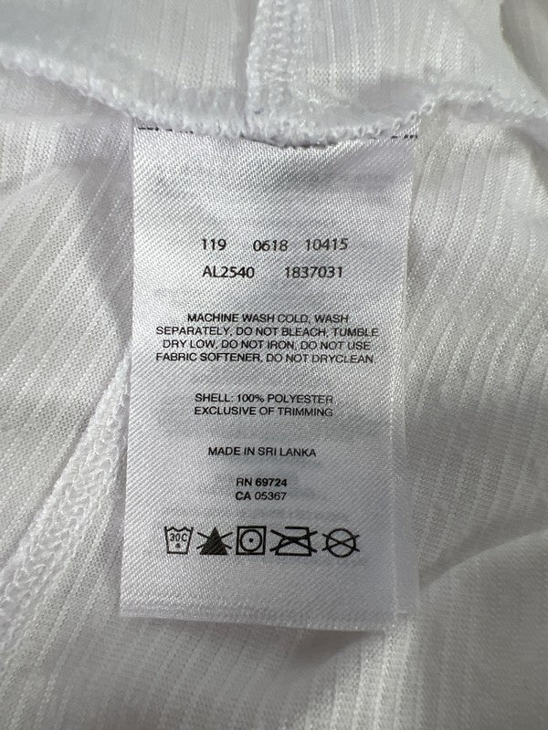 Columbia Women’s White Anytime Casual Criss Cross Back Short Sleeve T-Shirt - S image 4