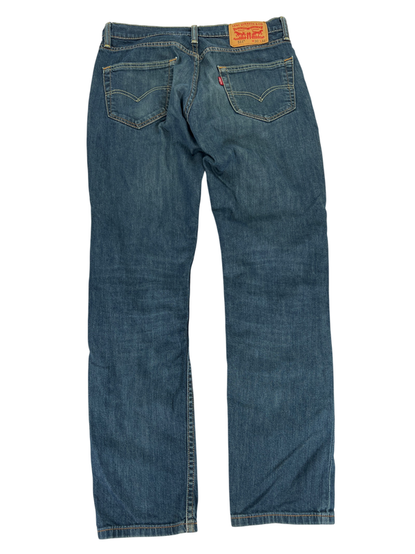 Levis Men's Medium Wash 511 Slim Fit Denim Jeans - 30x32 image 2