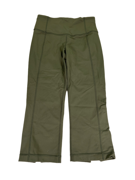 Lululemon Women's Green Gather and Crow Cropped Leggings - 6