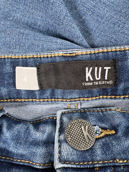 Kut from the Kloth Women's Medium Wash Elizabeth Straight Crop Jeans - 4 image 3