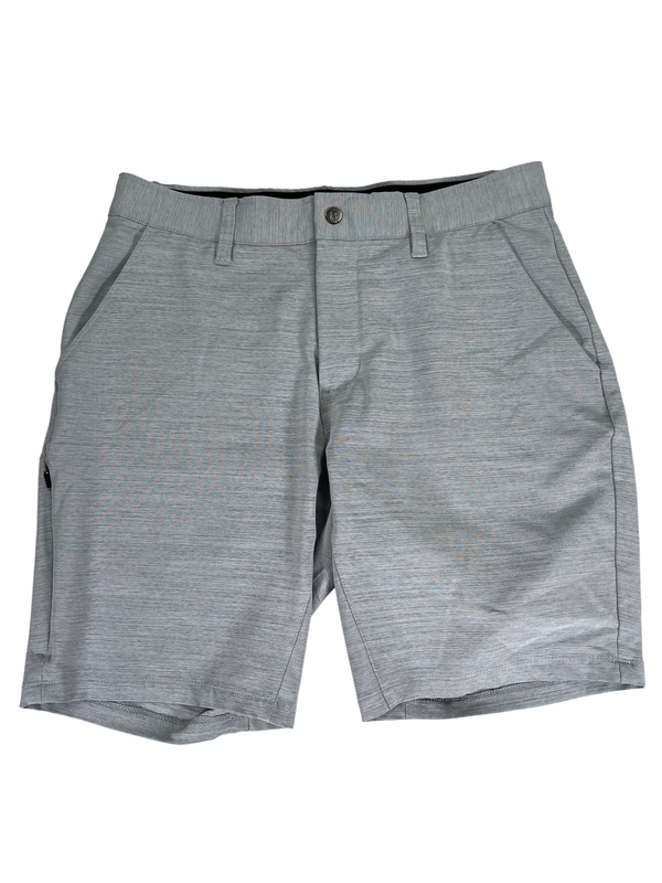 BYLT Men's Light Gray Premium Basics Kinetic Shorts - 32