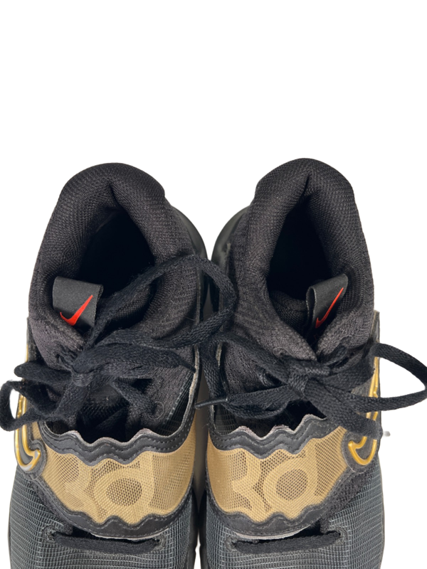 Nike Men's Black/Yellow Metallic KD Trey 5 X Lace Up Basketball Sneakers - 8 image 3