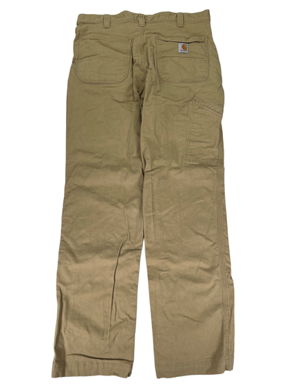 Carhartt Men's Beige Relaxed Fit Straight Leg Canvas Pants - 34x32 image 2