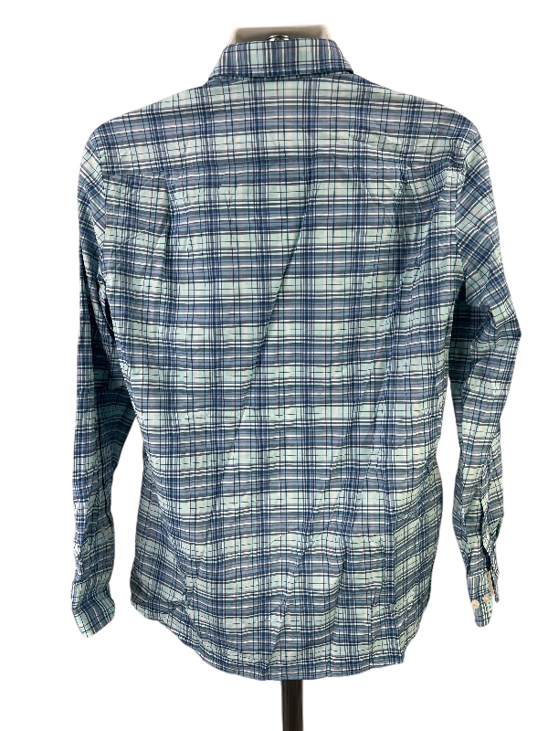 Southern Tide Men's Blue Plaid Intercostal Button Up Shirt - M image 2