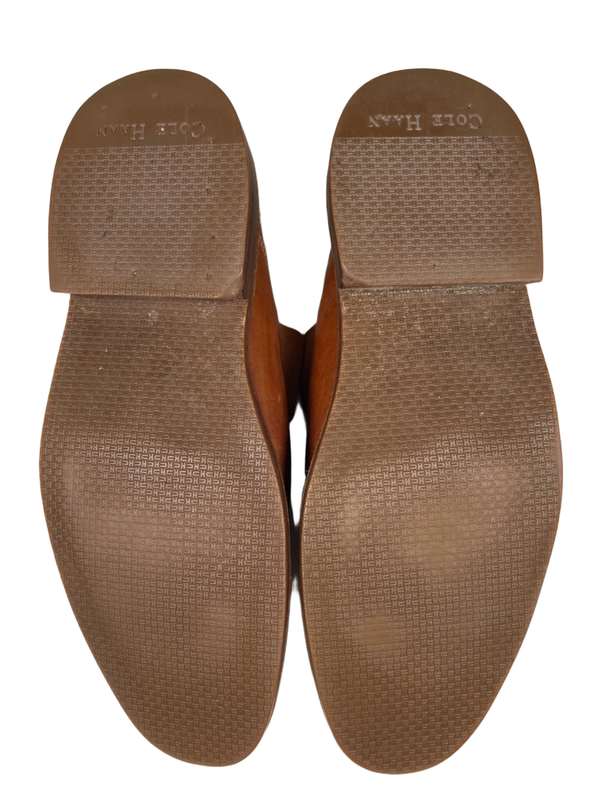 Cole Haan Men's Brown Leather Stitch Detail Slip On Loafers - 8.5 image 7