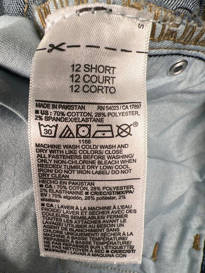 Old Navy Women's Dark Wash Rockstar Super Skinny High Rise Jeans - 12 Short image 4